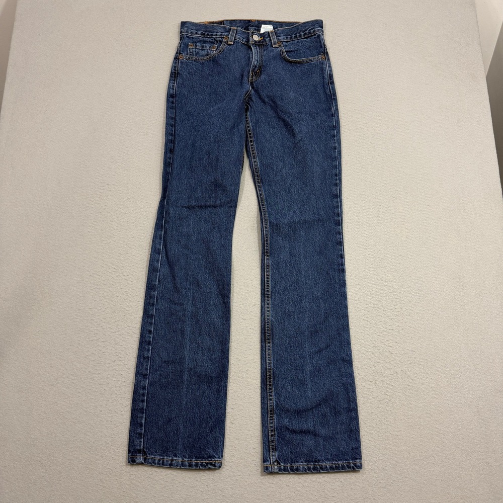 Vintage Levis Jeans Women 5 L JR Blue 505 Slim Fit Straight Leg Denim USA Made